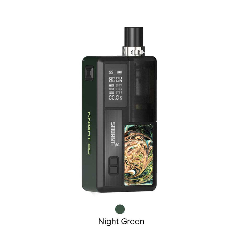 Smoant Knight 80W Pod System Kit Night Green