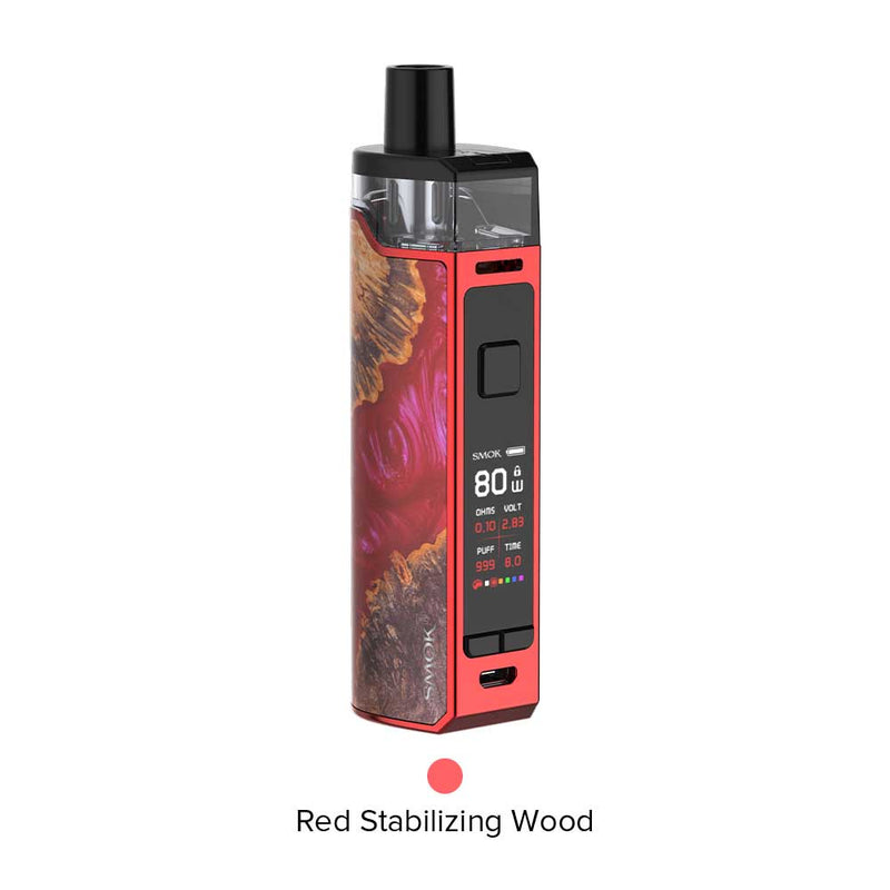 Smok RPM80 Pod mod Kit Red Stabilizing Wood