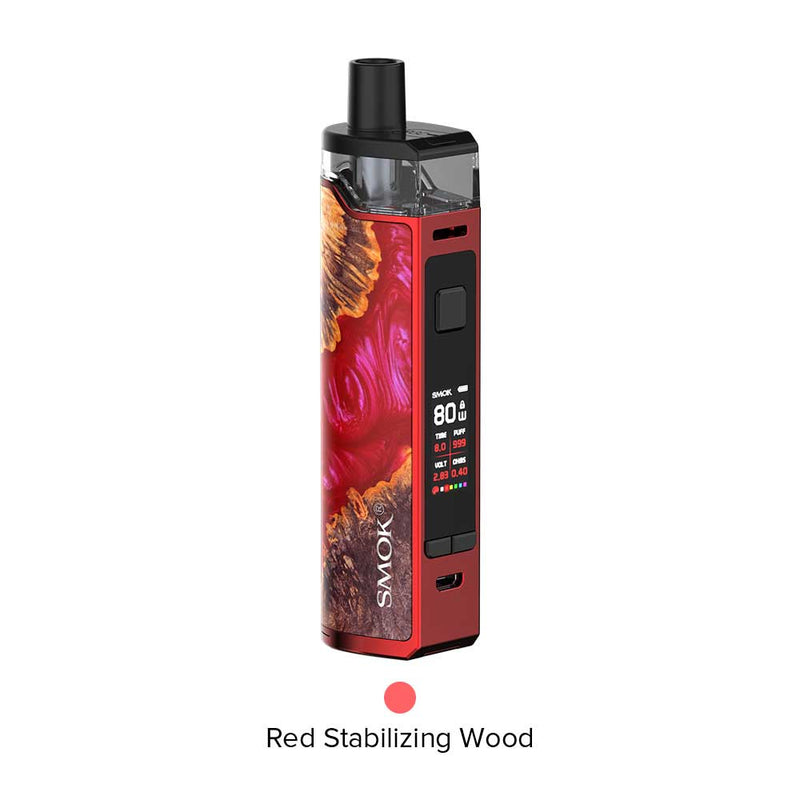Smok RPM80 Pro Pod Mod Kit Red Stabilizing Wood