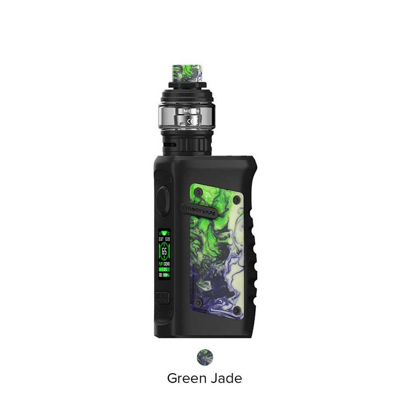VandyVape Jackaroo Waterproof 100W Box Mod kit green jade
