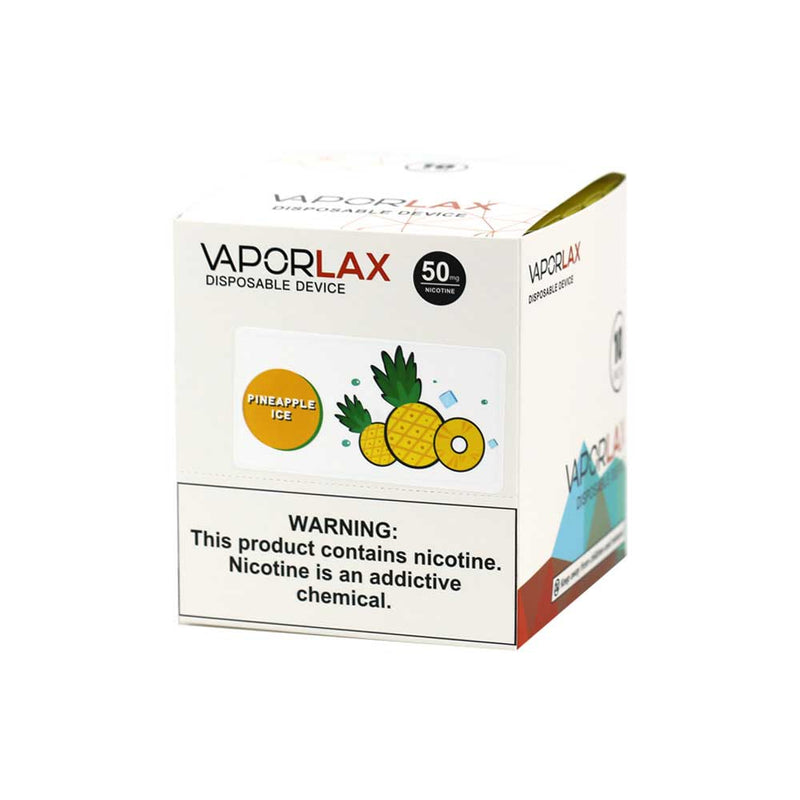 Vaporlax G500 Disposable Vape Kit 10pc package