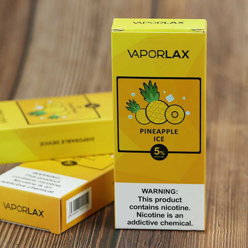 Vaporlax G500 Disposable Vape Kit real shot package